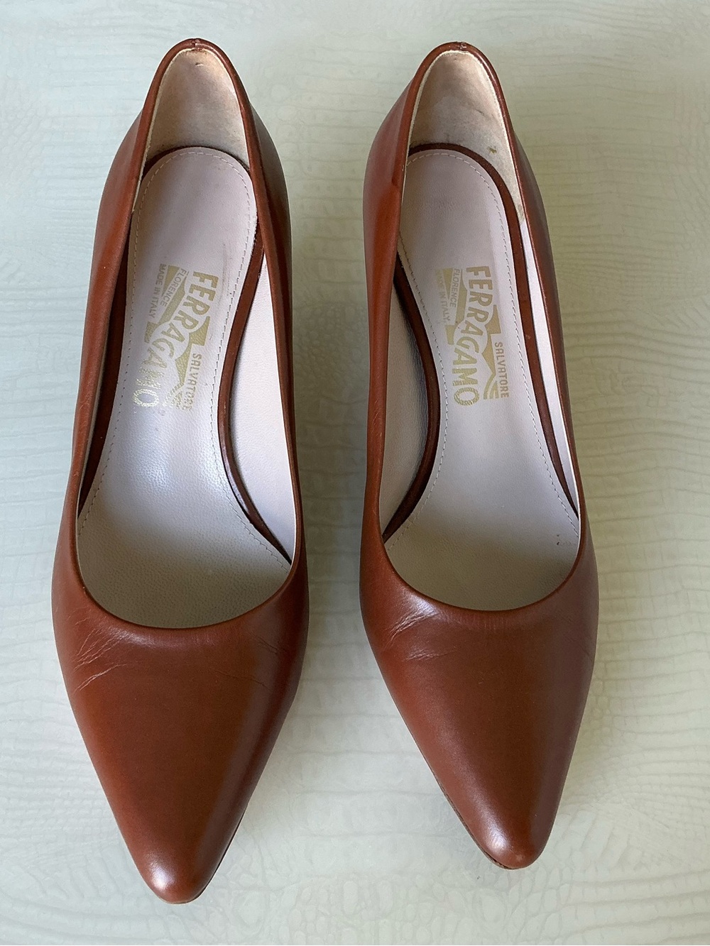 Salvatore Ferragamo kitten heels